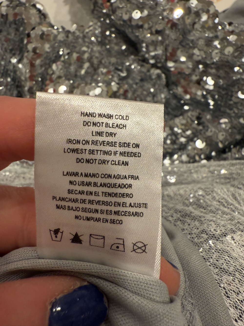 Gianni Bini Silver Sequin Mini Dress New With Tags Size Medium Cocktail Party - Picture 7 of 13
